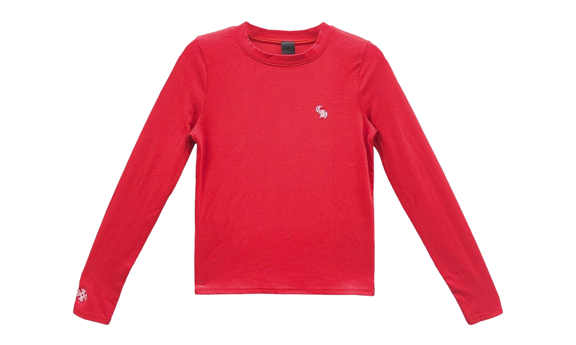 Bad Seed CH Embroidered Bad Long Sleeve T-shirt "Red" CHRM0783