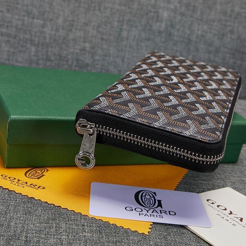 Goyard Matignon GM Zipper Wallet In Goyardine Canvas✨