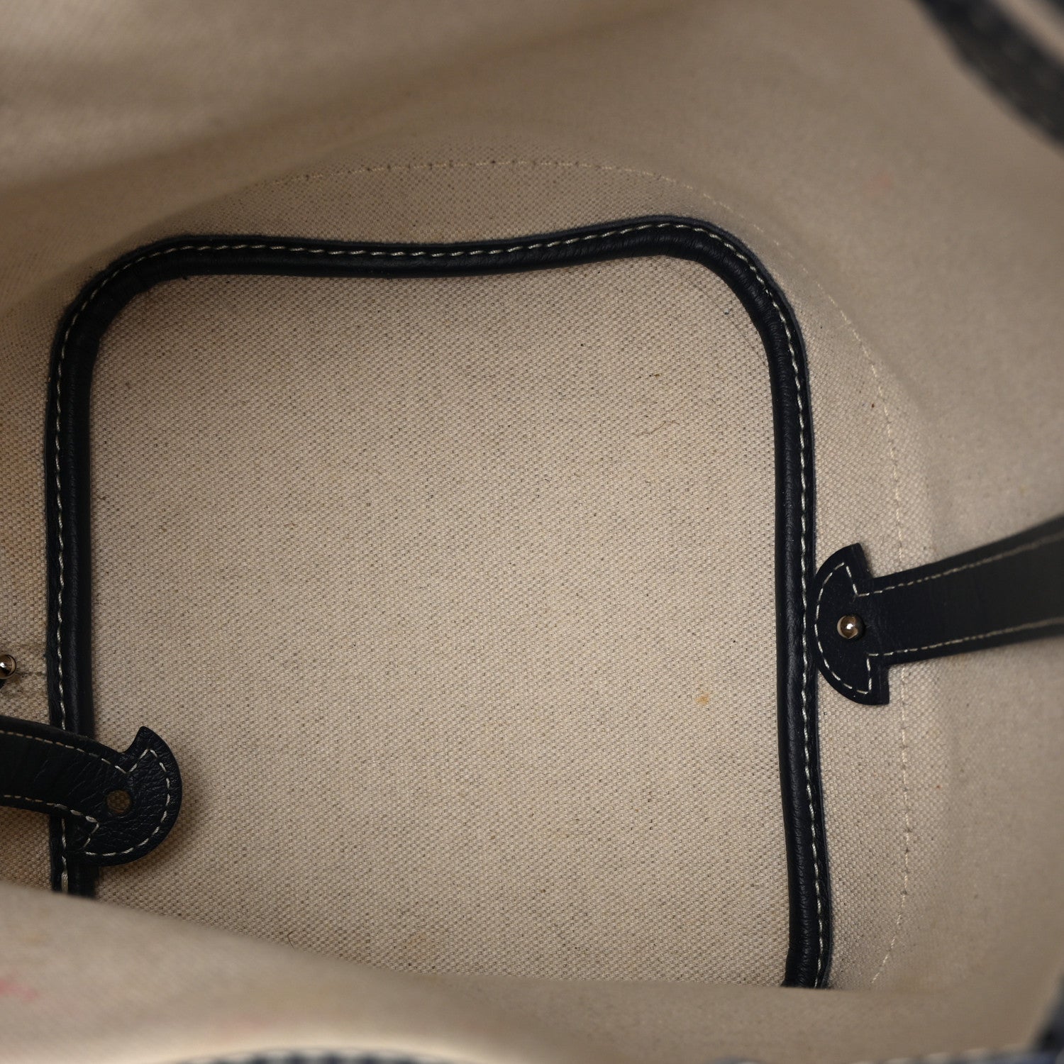 Goyardine Petit Flot Bucket Bag PM Navy
