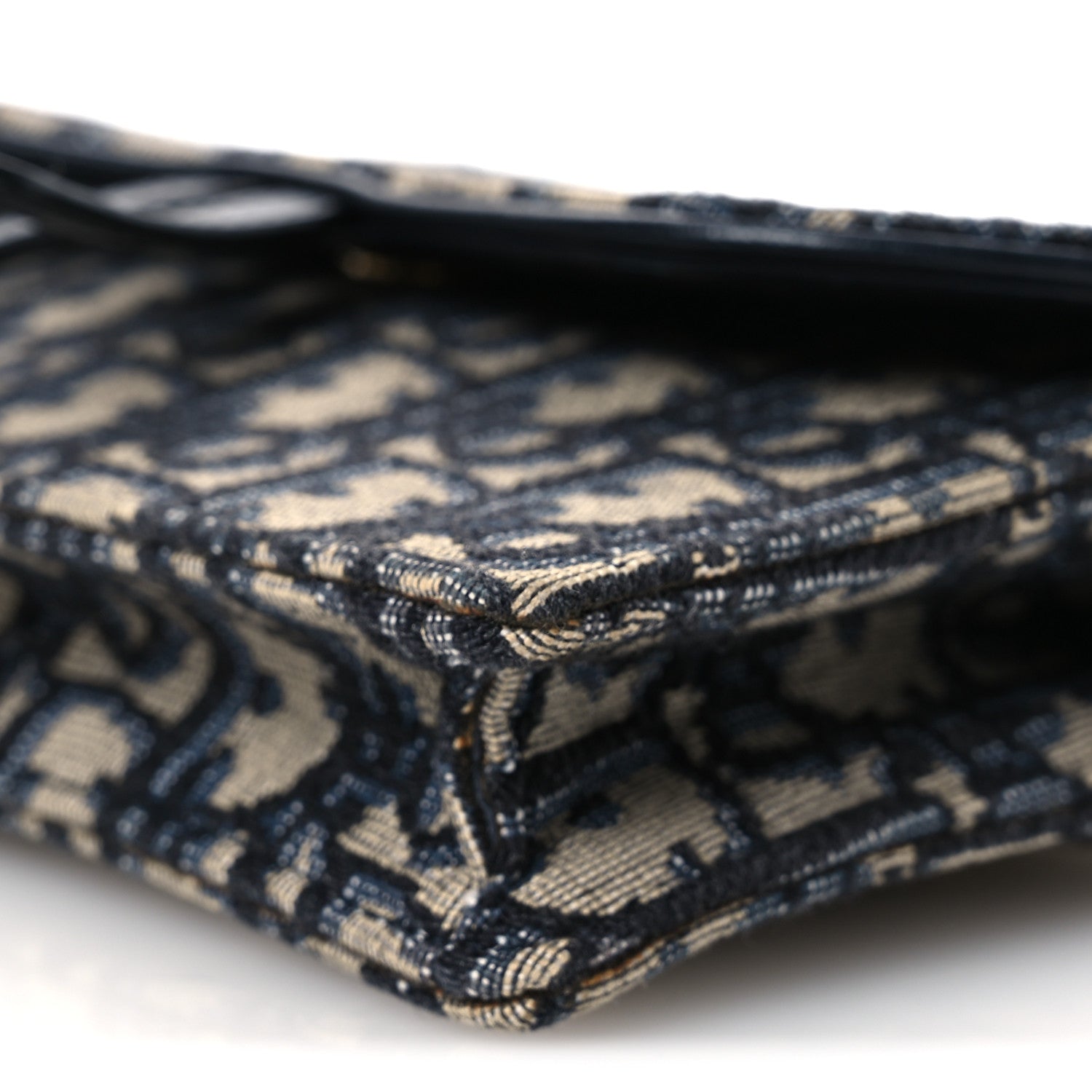 Oblique Saddle Belt Bag Blue