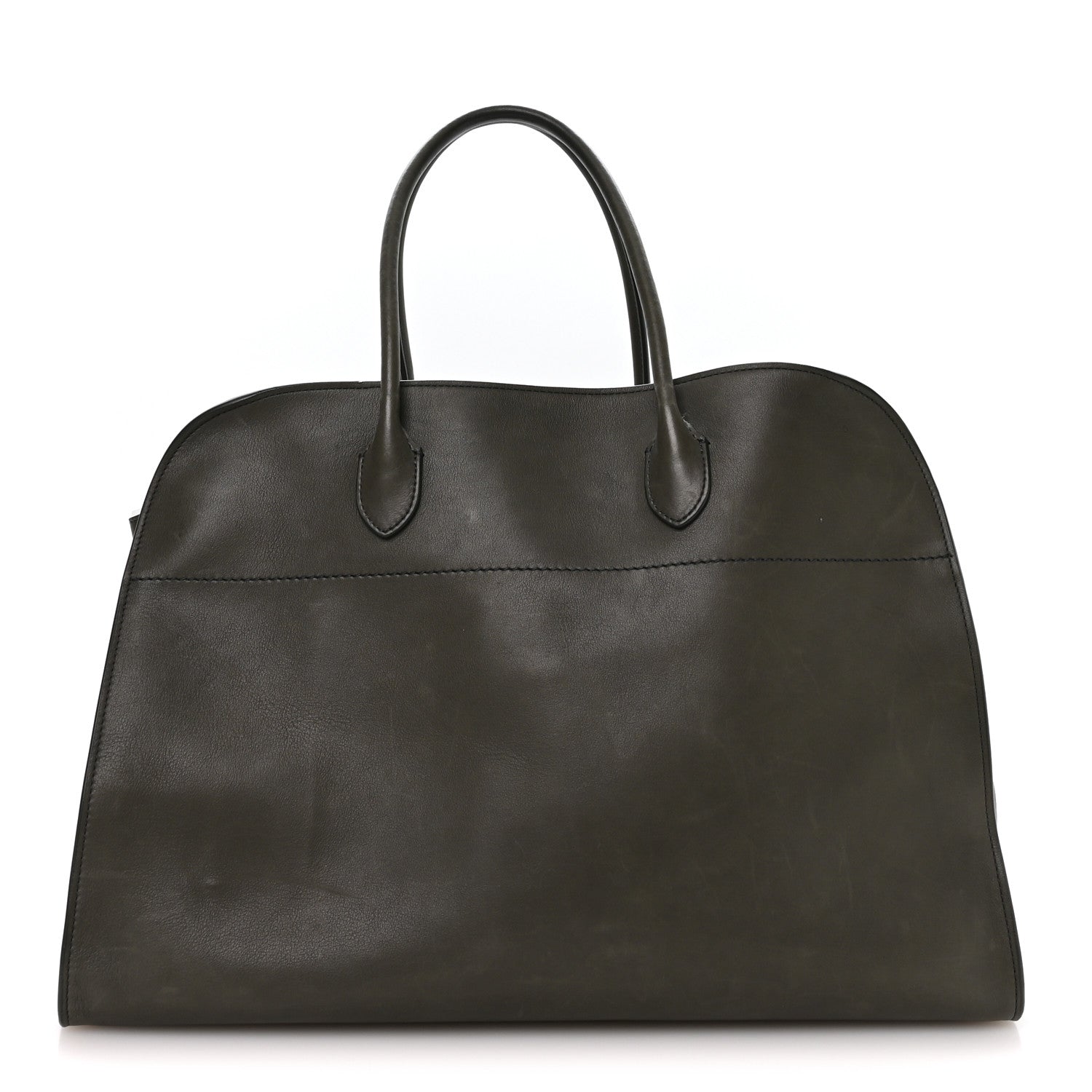 Polished Saddle Calfskin Soft Margaux 17 Koala Grey