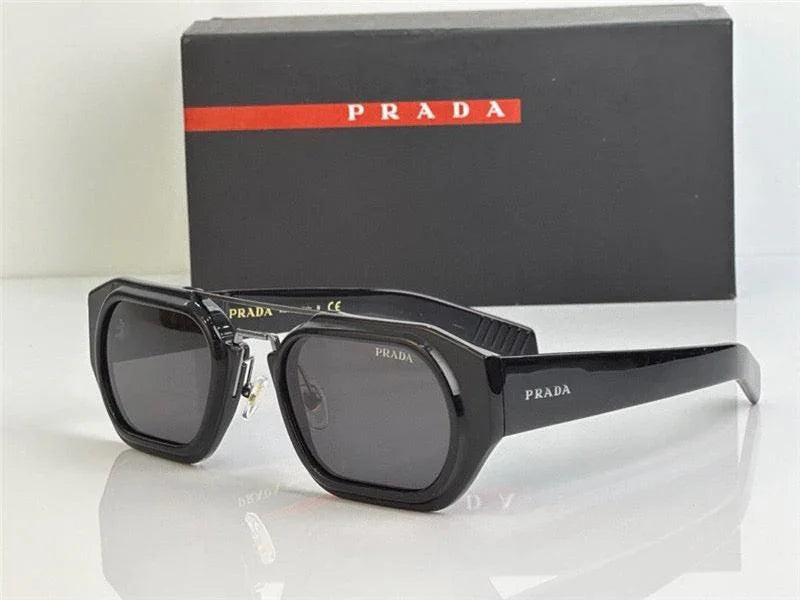 PRADA 01WS/03L5S0 Acetate Sunglasses Bold design Unisex 🟥