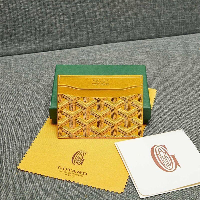 Goyard Saint-Sulpice Card Wallet In Goyardine Canvas ✨