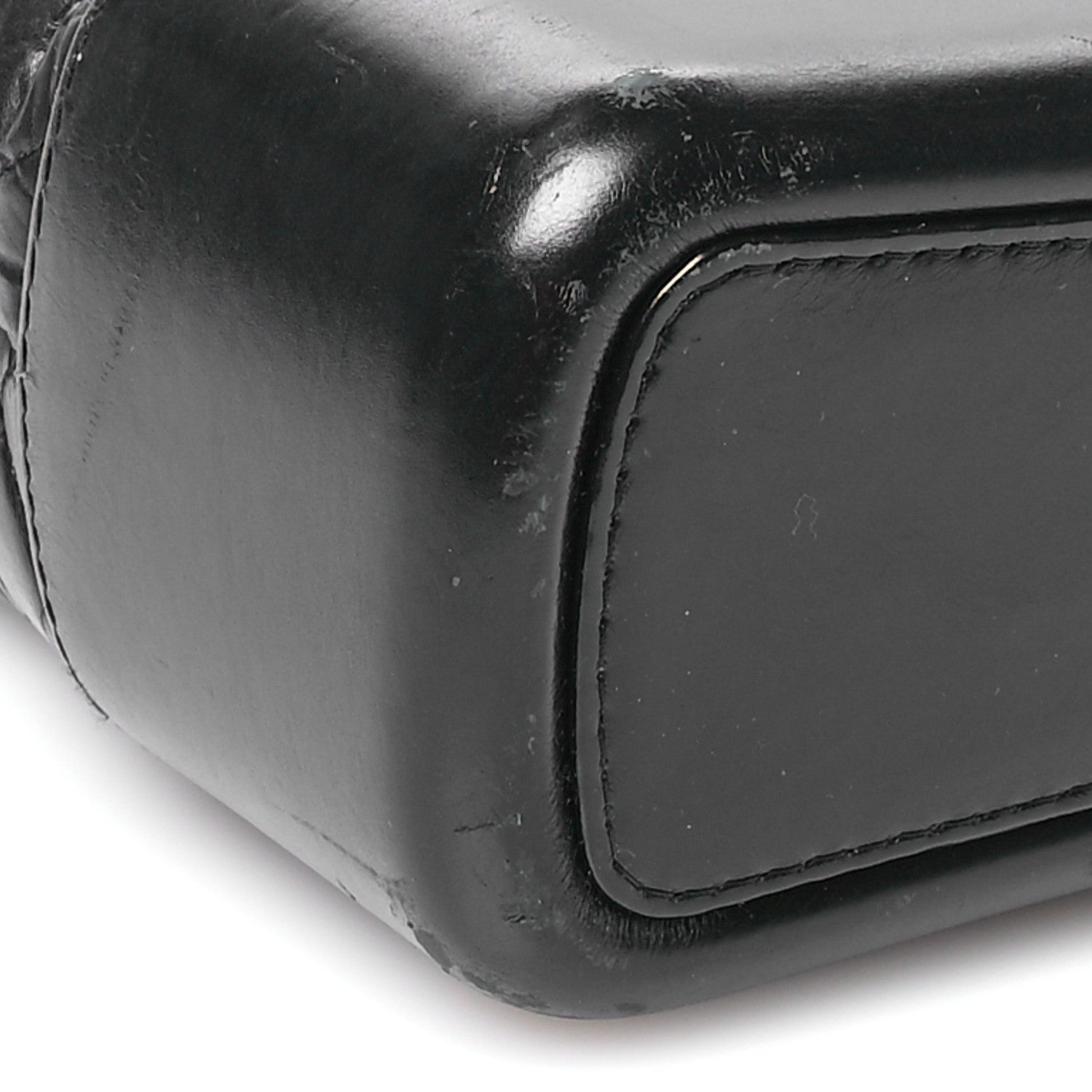 Aged Calfskin Quilted Large Gabrielle Hobo Black