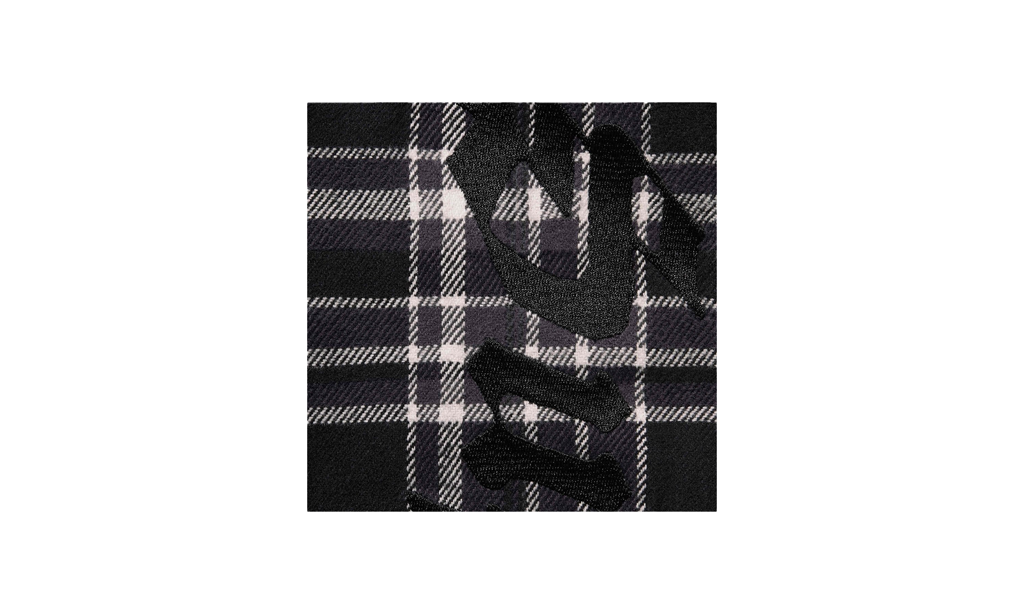 Old English Plaid Flannel Shirt "SS25 - Black" SU25988