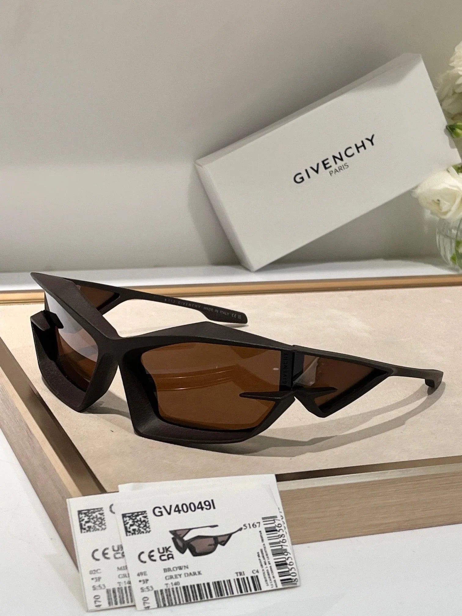 GIVENCHY GV 40049I 02A MASK Sunglasses - 8 Colors✨