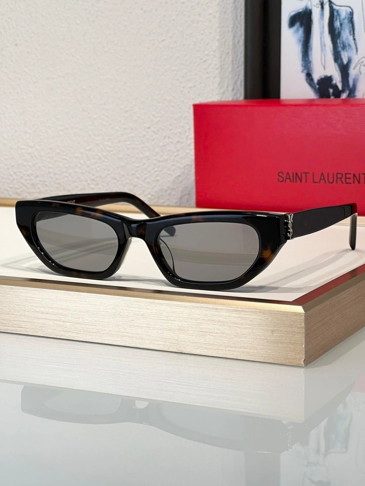 YSL Saint Laurent SL M126 cat-eye sunglasses ✨