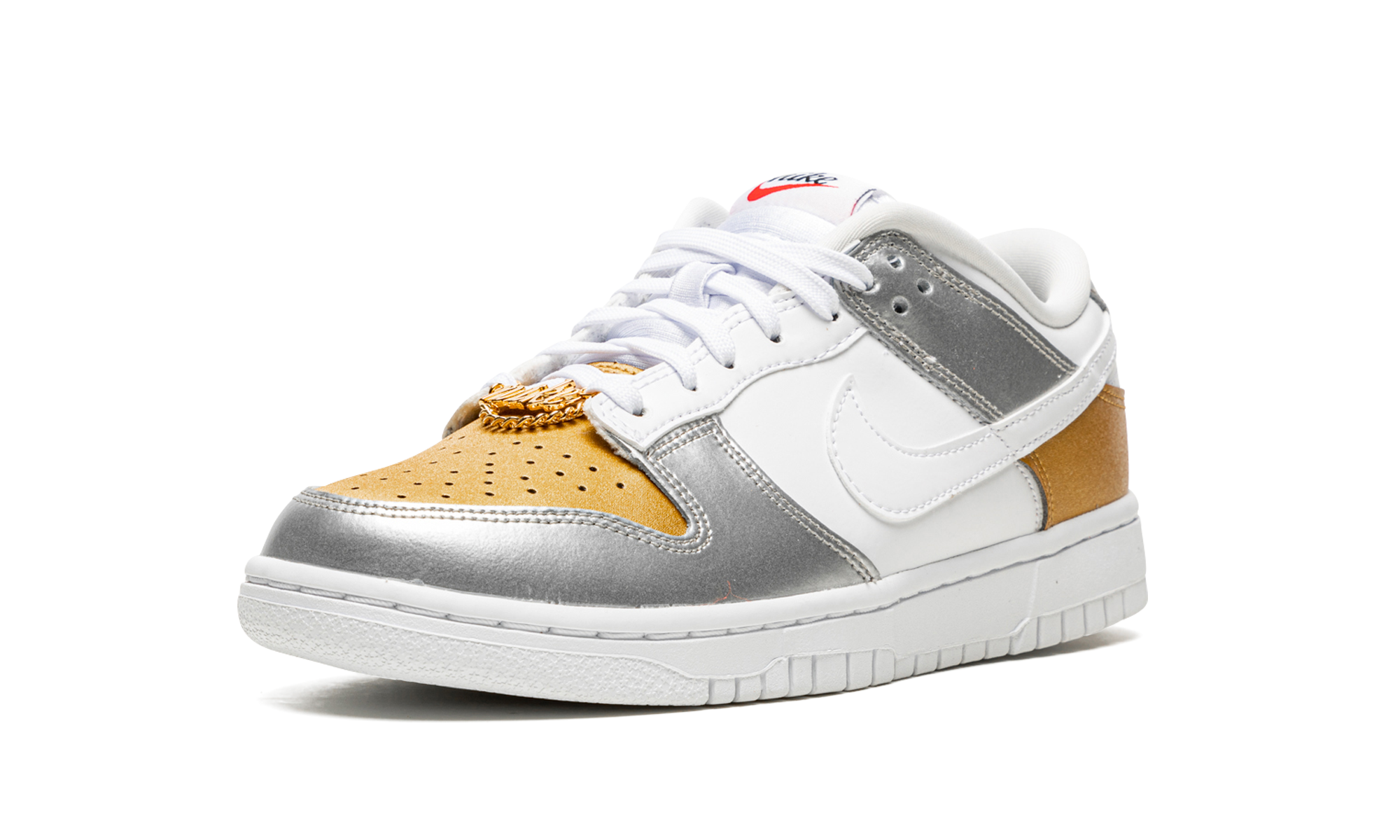 DUNK LOW WMNS "Gold White Silver" DH4403 700