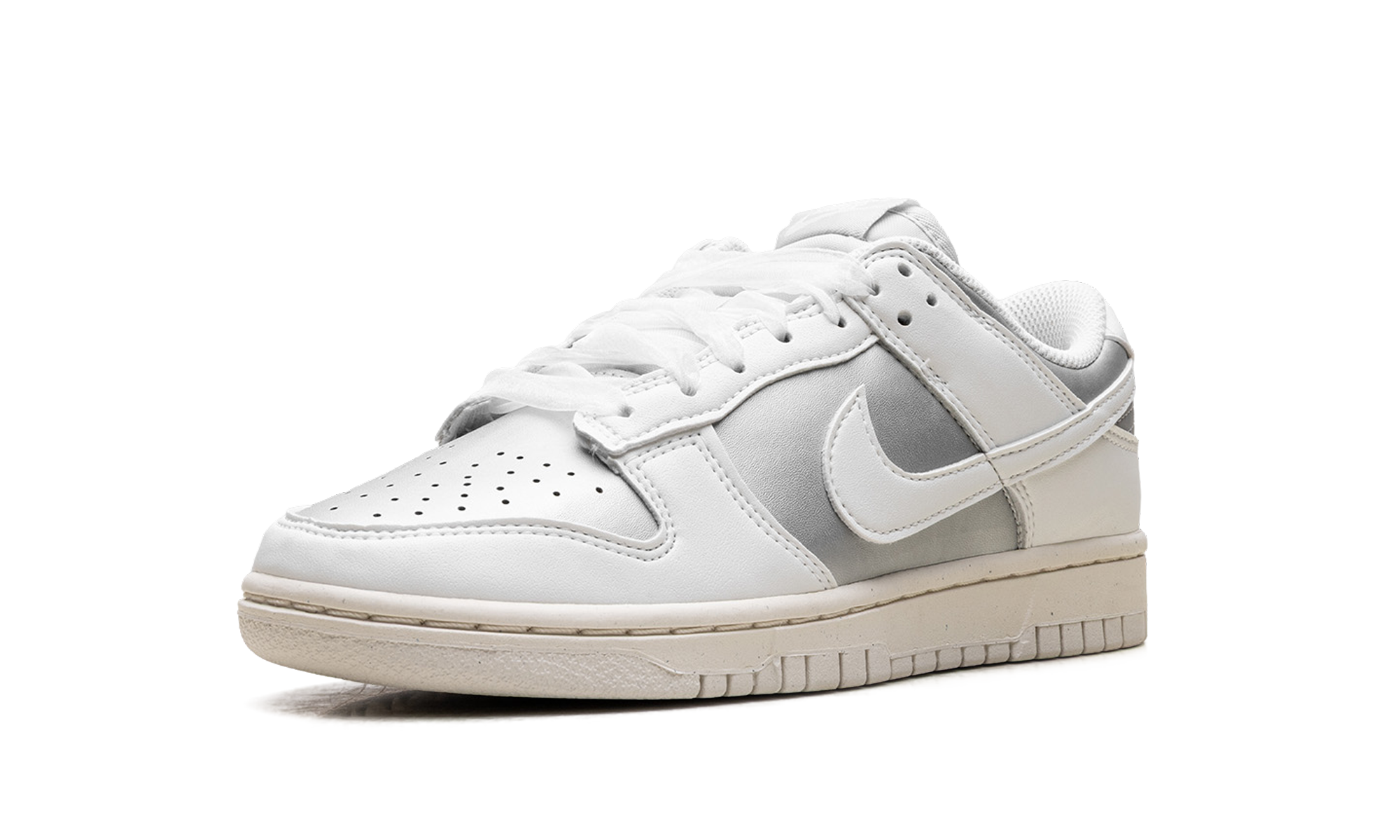 Dunk Low Next Nature WMNS "Sheer Lace Pack - Metallic Platinum" IB7311 001