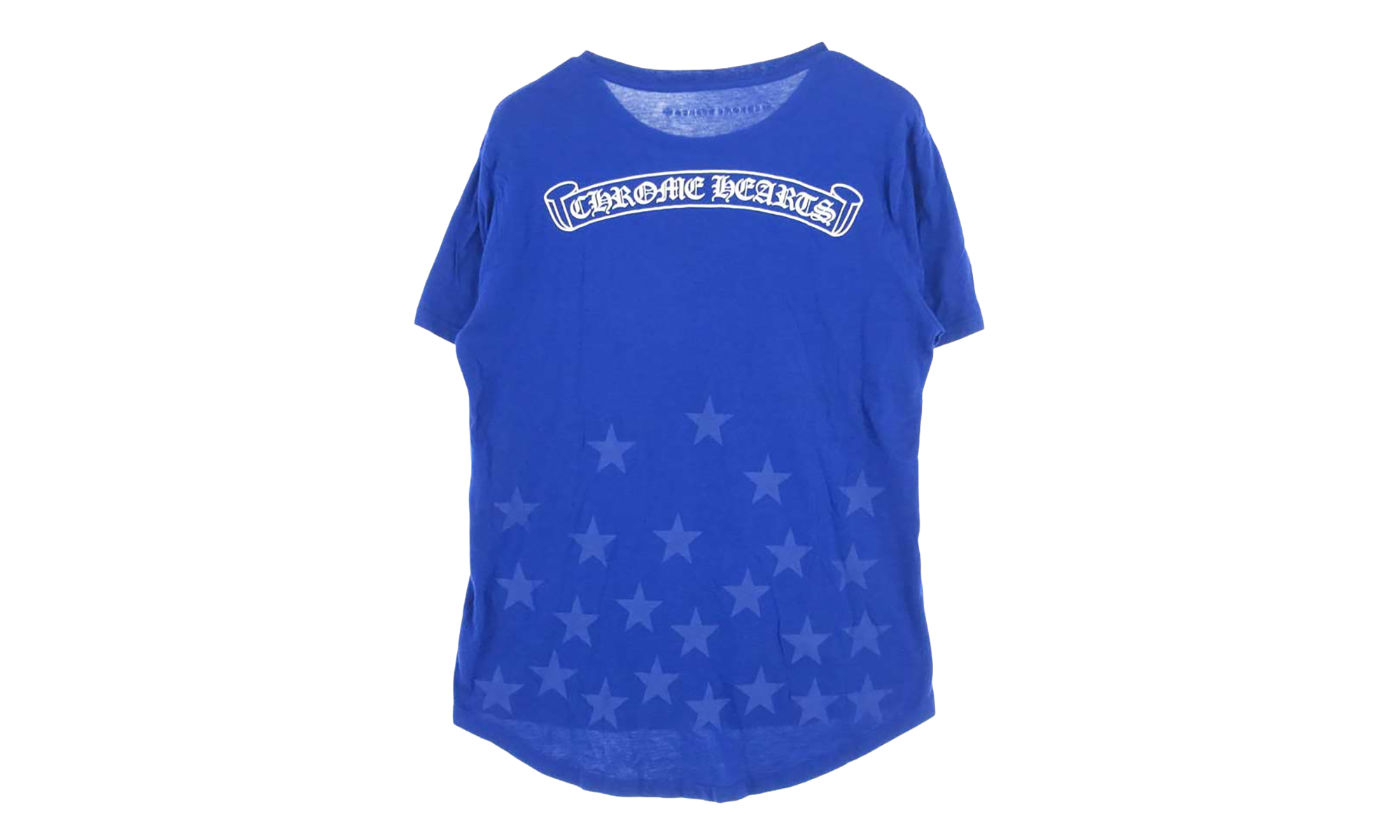 Vertical Logo Graphic Print T-Shirt "Blue" CHRM0823