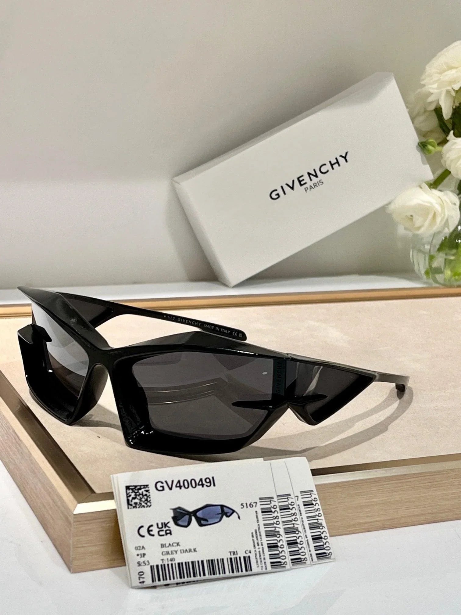 GIVENCHY GV 40049I 02A MASK Sunglasses - 8 Colors✨