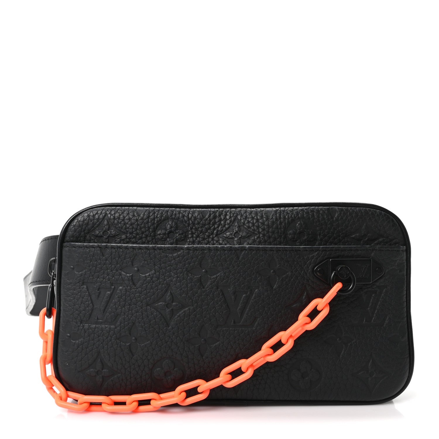 Taurillon Monogram Uniformes Solar Ray Soft Pochette Volga Belt Bag Black