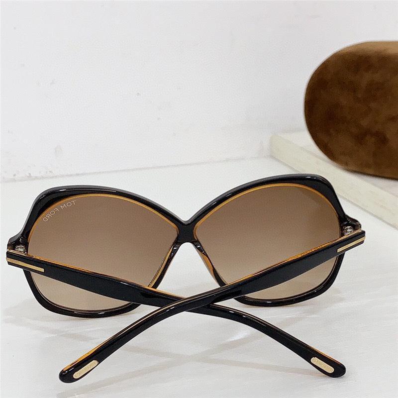 ✨TOM FORD Eyewear Rosemin Oversize round-frame sunglasses