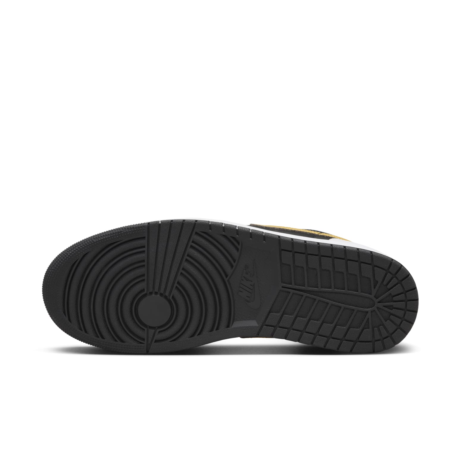 Air Jordan 1 Low ‘White Black Metallic Gold Swoosh’