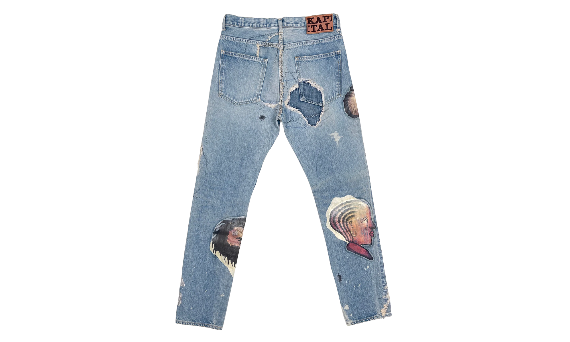 14Oz Denim 5P Africa Elements Remake "Blue - Tokyo Exclusive" KAP019