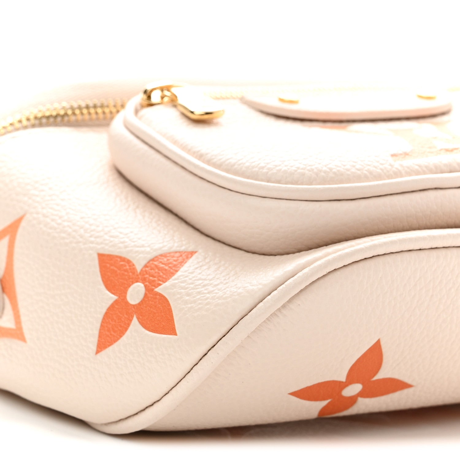 Empreinte Monogram Giant Mini By The Pool Bumbag Cream Saffron