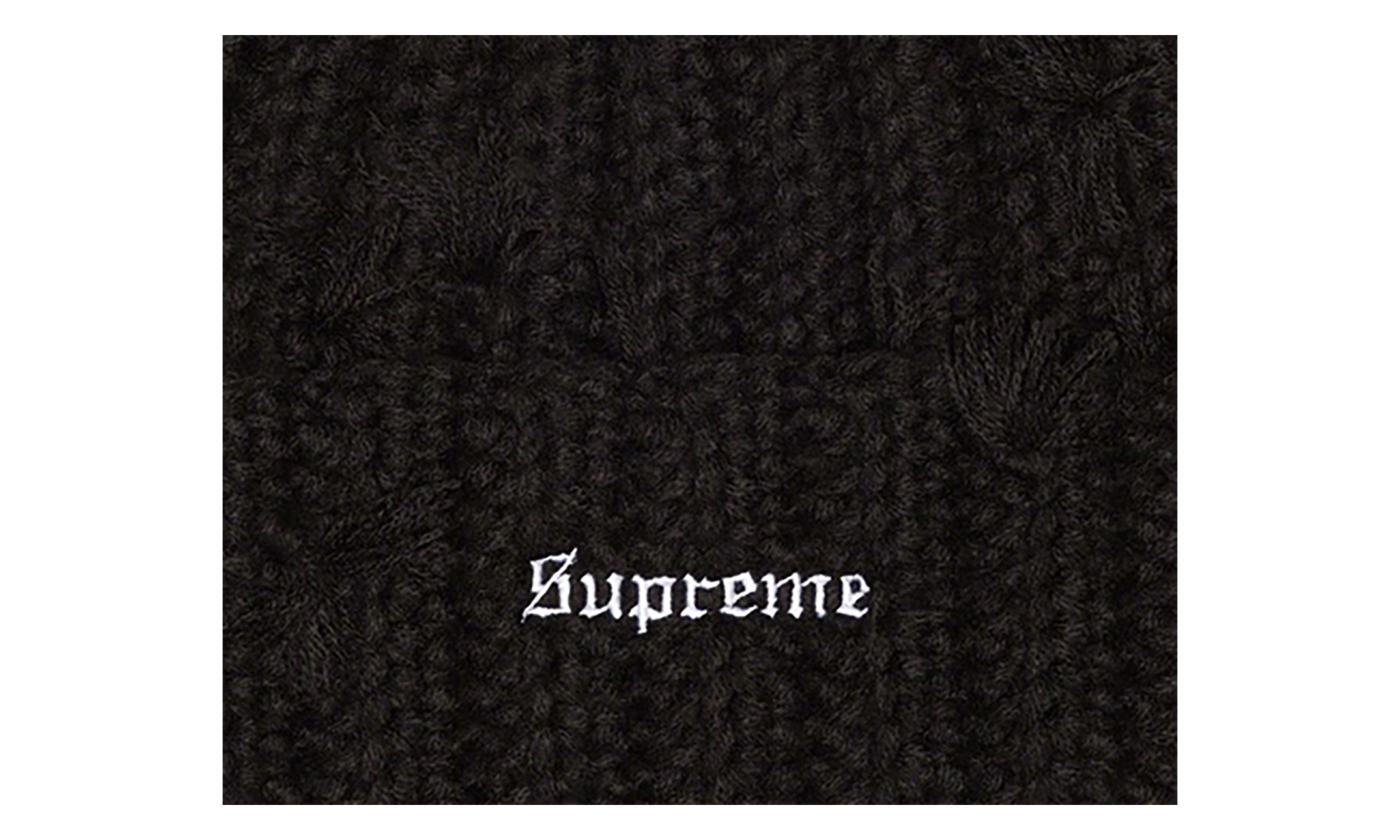 Hand Tied Beanie "FW23 - Black" SU27012