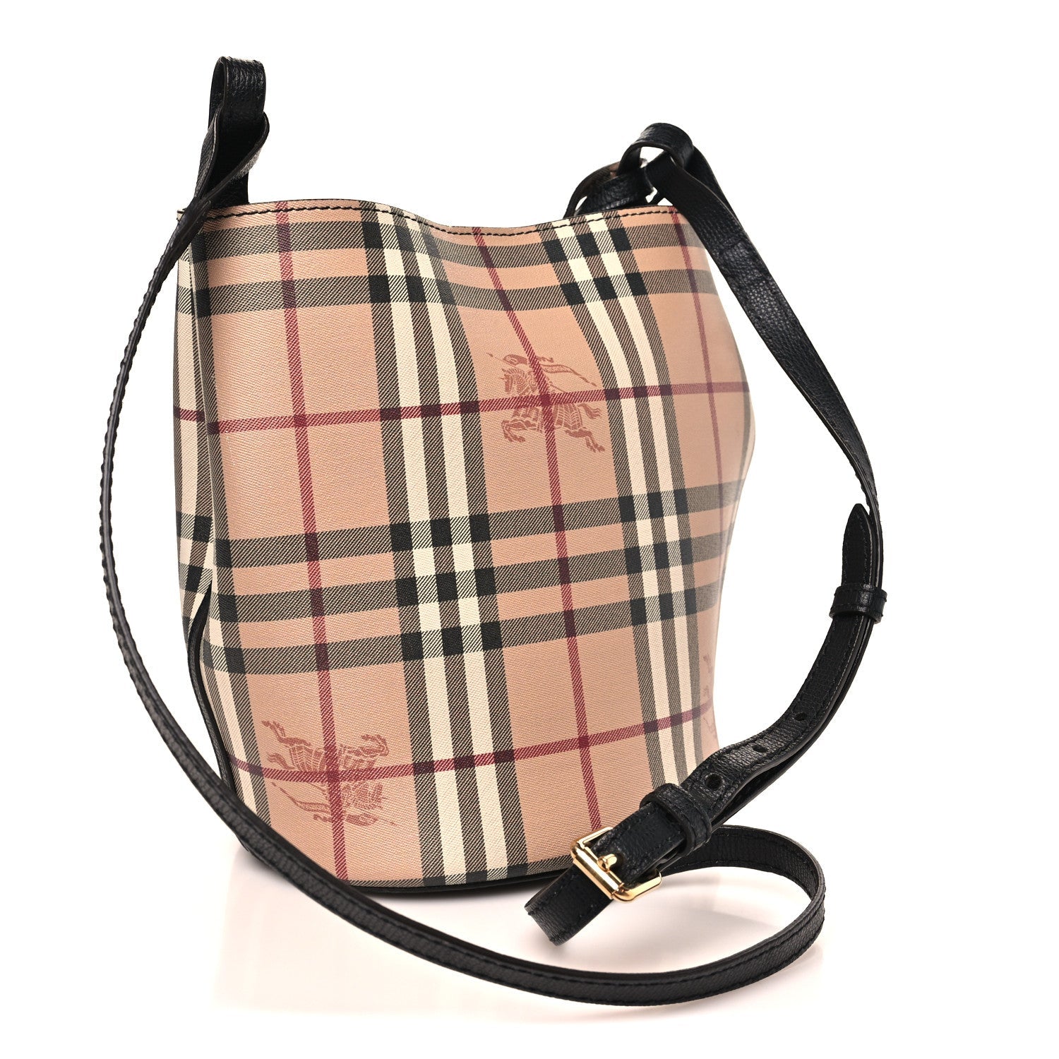 Haymarket Check Colours Small Lorne Bucket Crossbody Black