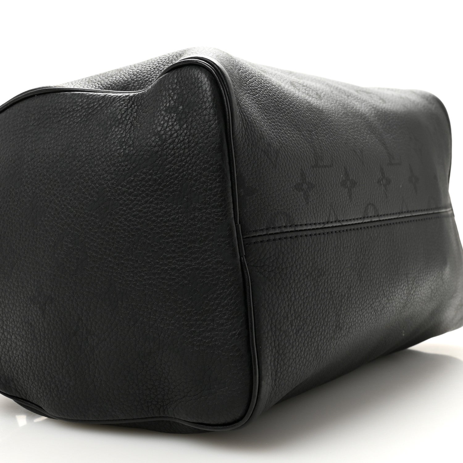 Calfskin Monogram Speedy P9 Bandouliere 30 Ultra Black