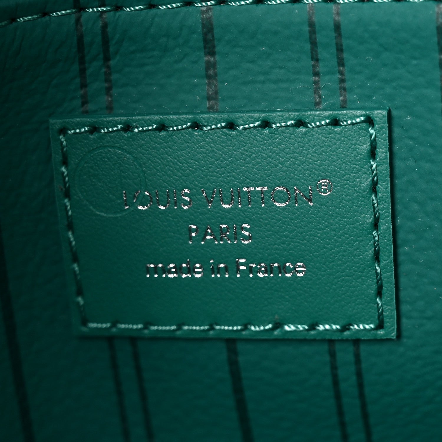 Monogram Dopp Kit Toilet Pouch Borneo Green