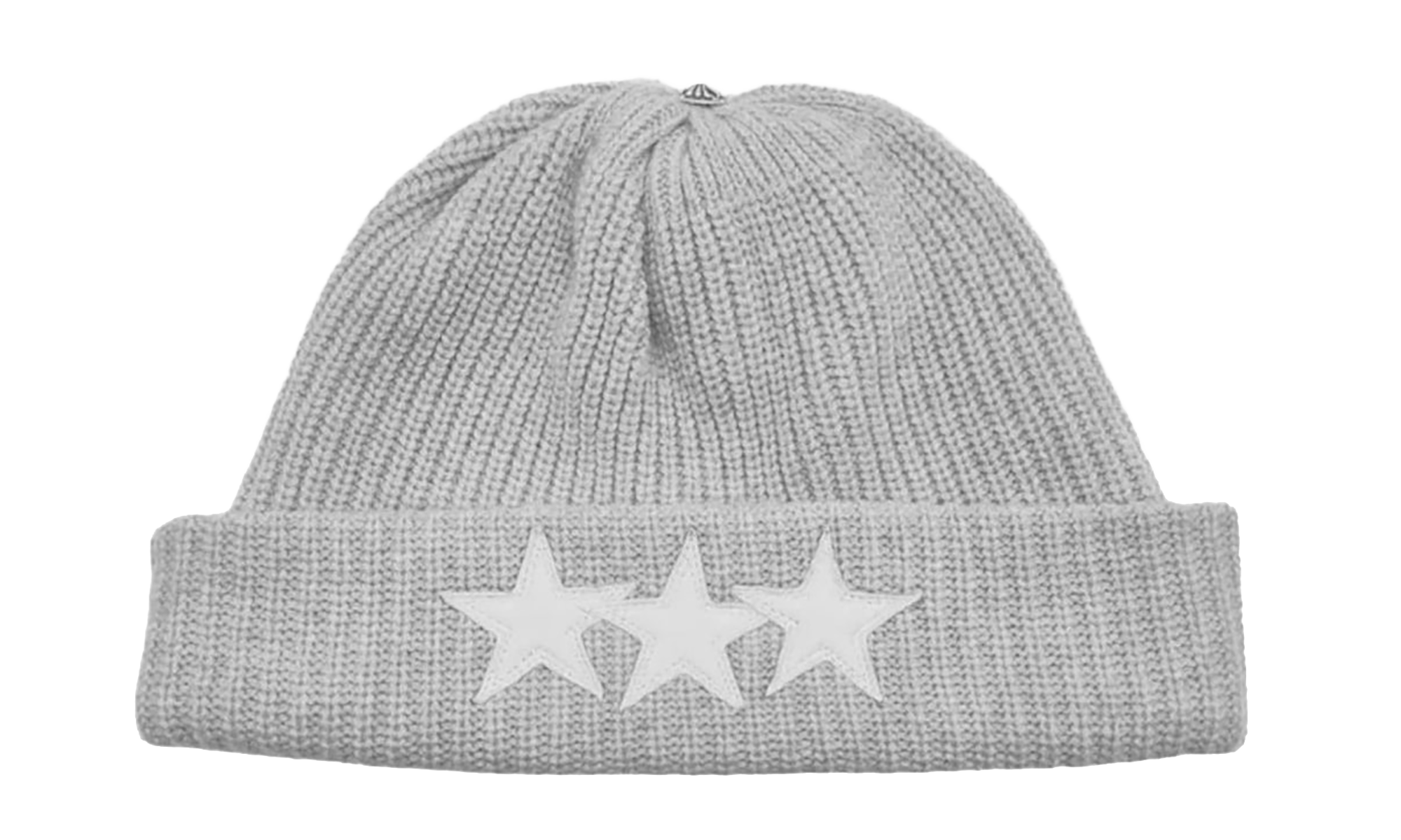 Triple Star Patch Beanie "Grey" CHRM1470
