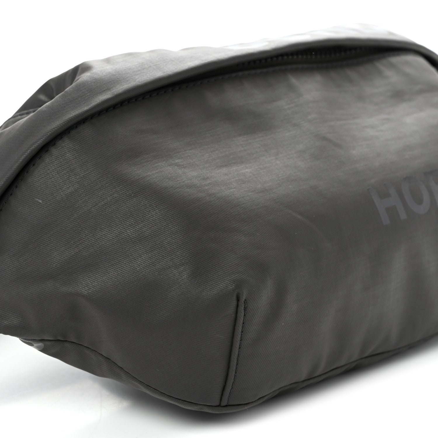 Econyl Horseferry Print Sonny Bum Bag Dark Grey