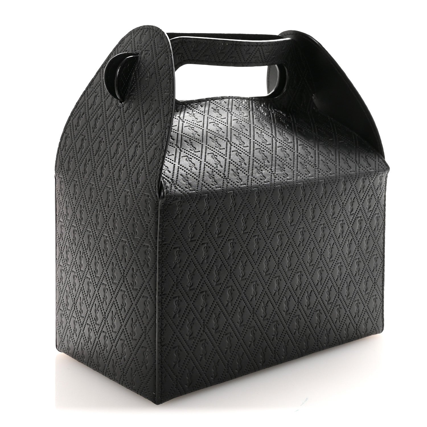 Calfskin Monogram Take Away Box Black