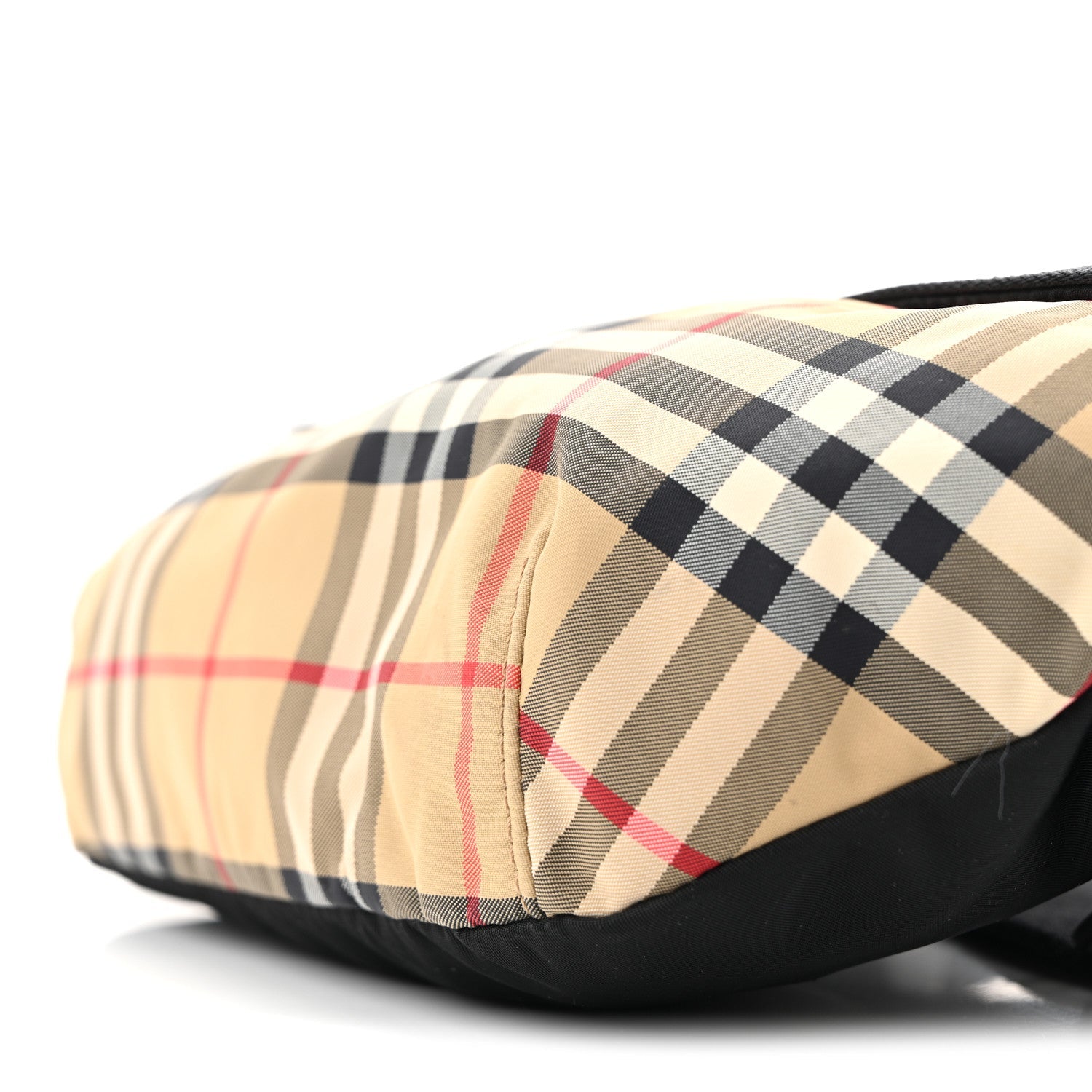 Nylon Vintage Check Sonny Bum Bag Archive Beige Black