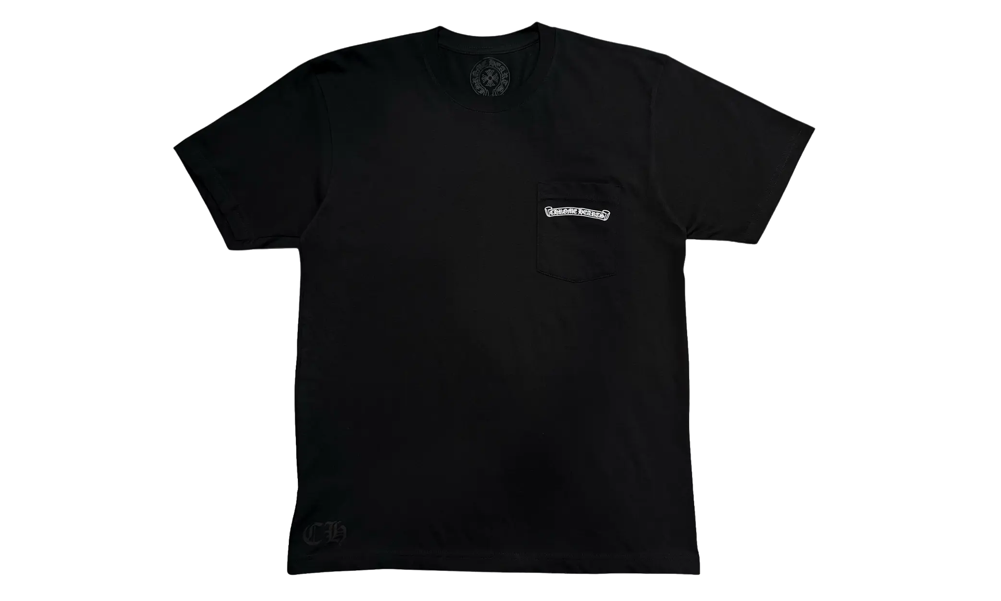St. Barth Exclusive Cross Logo T-Shirt "Black" CHRM1543