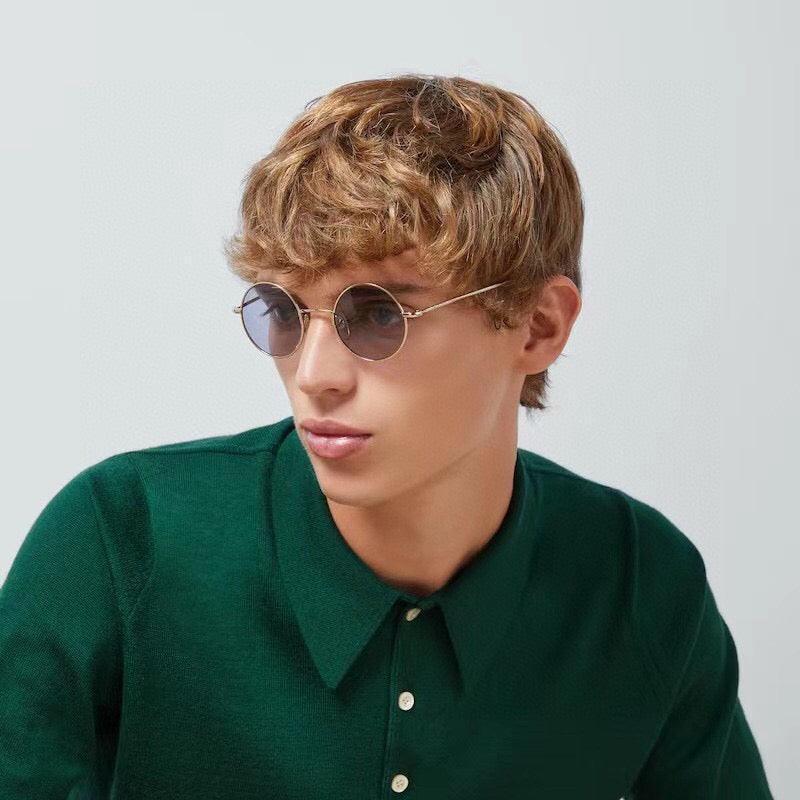 GUCCI Round frame 2024 in metal frame New Season GG1649S Sunglasses ✨