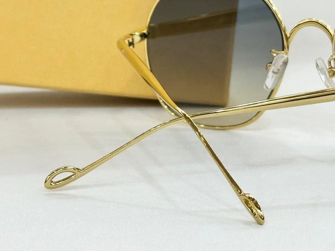 LOEWE Loewe Metal Aviator LW 40067U 30G Unisex Sunglasses ✨