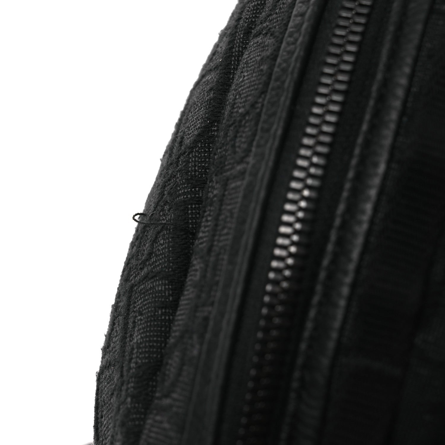 Grained Calfskin Oblique Scarab Sling Bag Black
