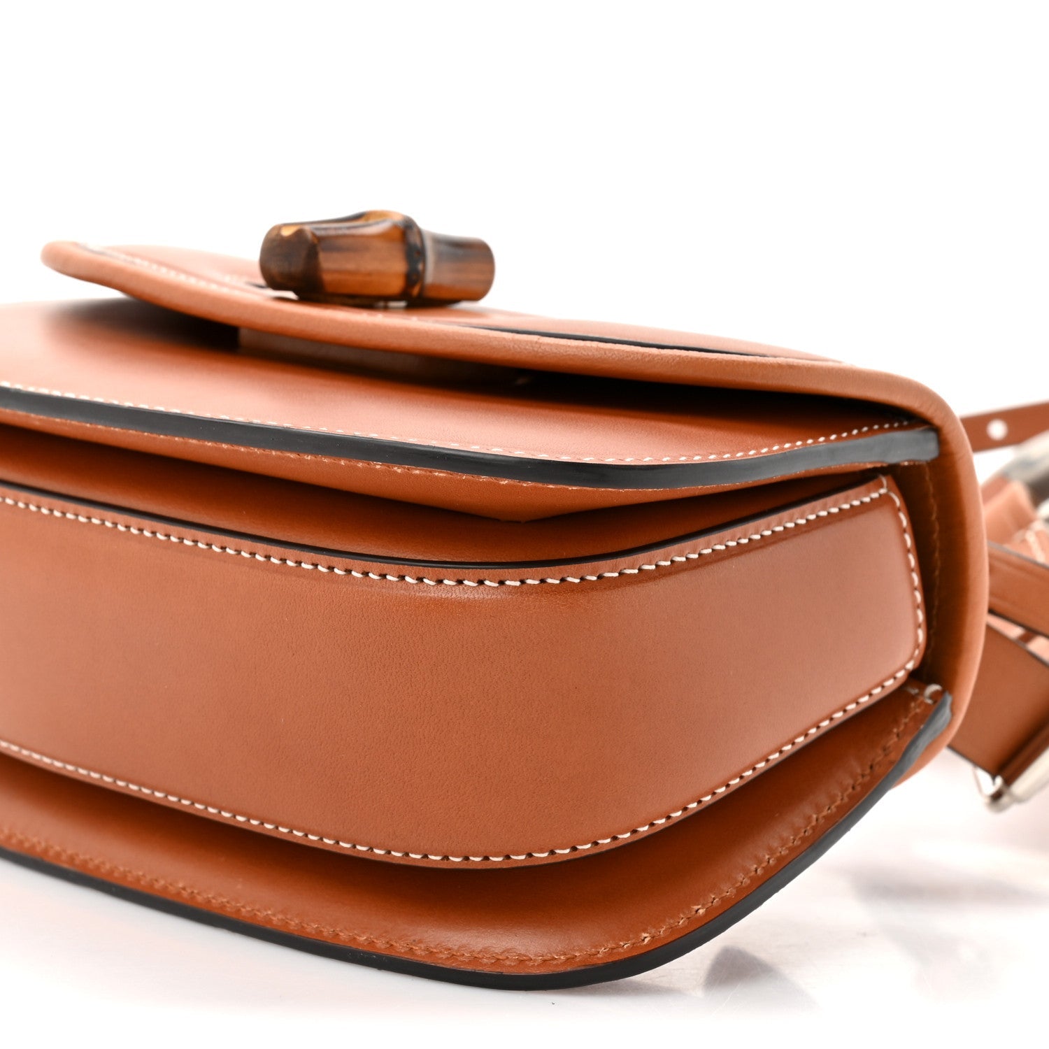 Calfskin Bamboo Mini 1947 Belt Bag 80 30 Brown