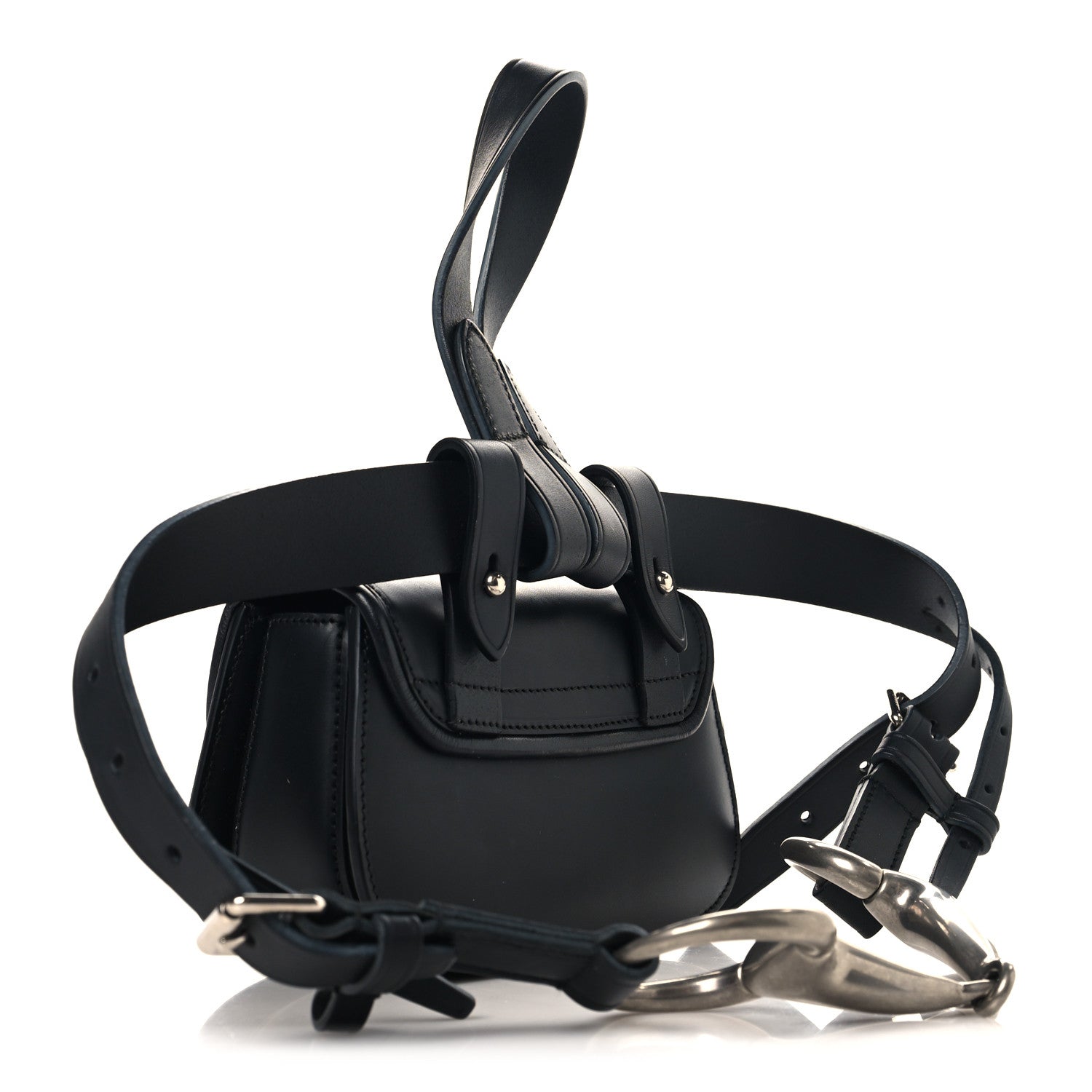 Calfskin Bamboo Mini 1947 Belt Bag 85 34 Black