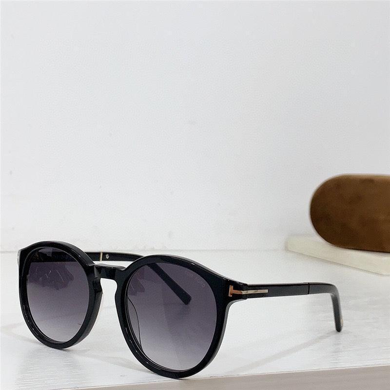 Tom Ford ELTON FT 1021 Dark Havana/Grey (52A) Sunglasses ✨