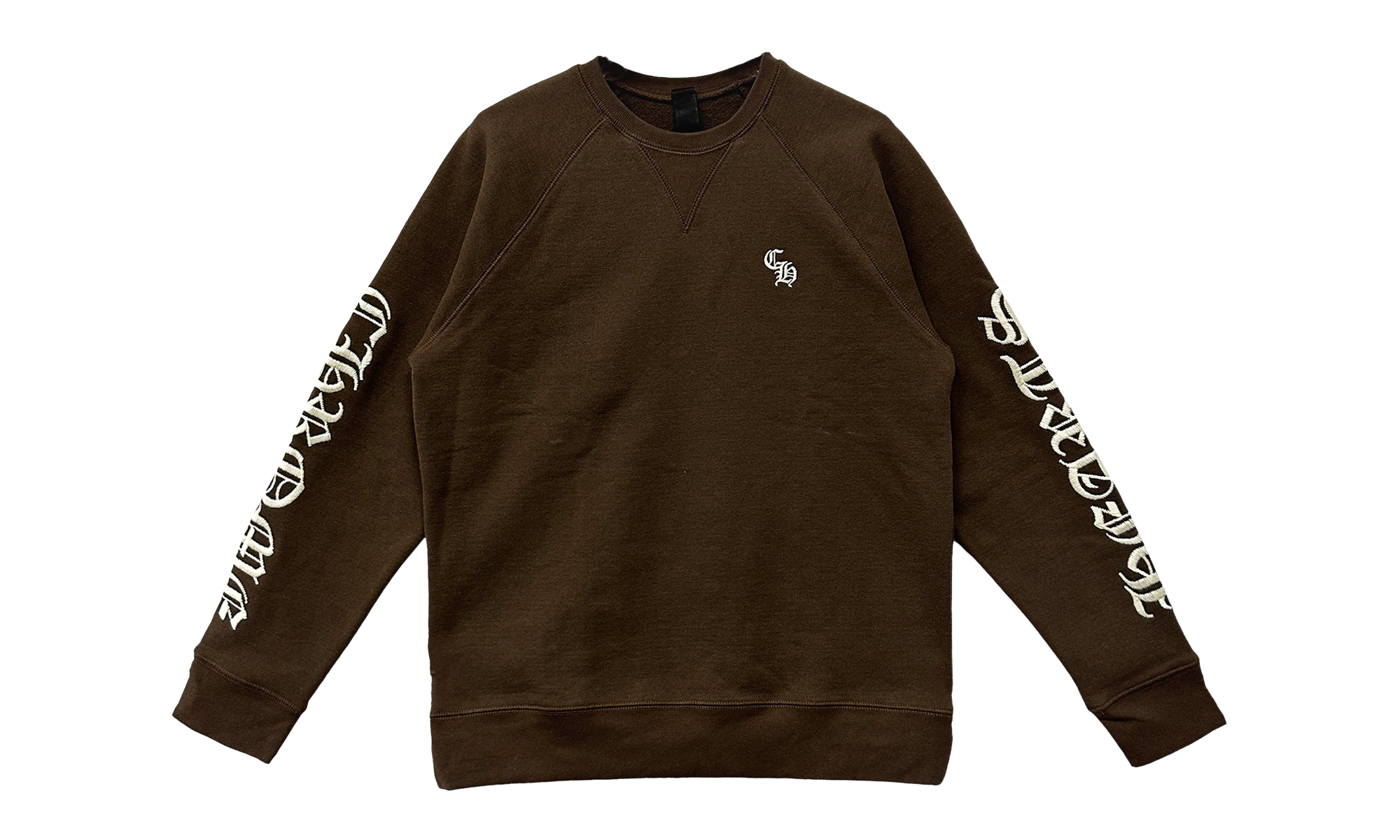 Embroidered CH Hoodie "Brown" CHRM0791