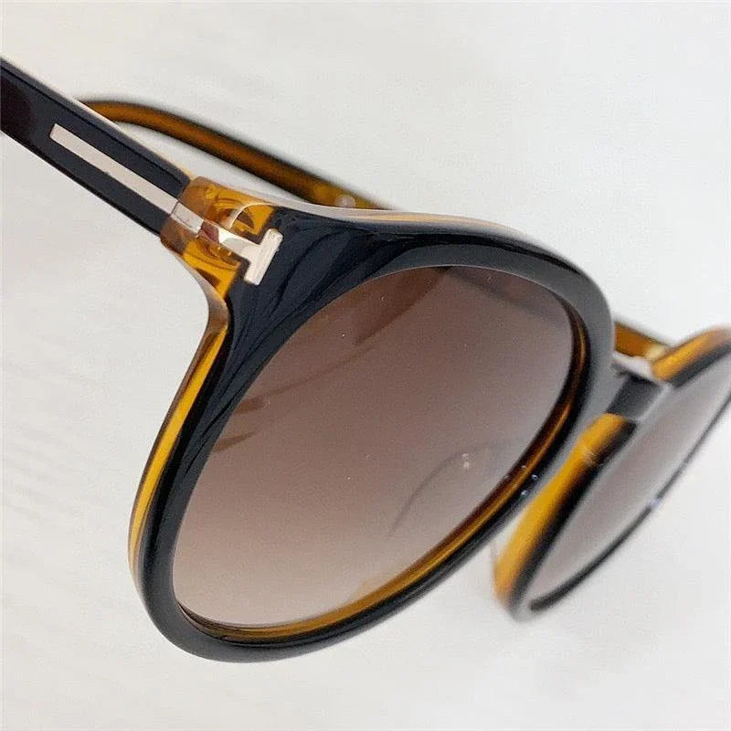 Tom Ford ELTON FT 1021 Dark Havana/Grey (52A) Sunglasses ✨