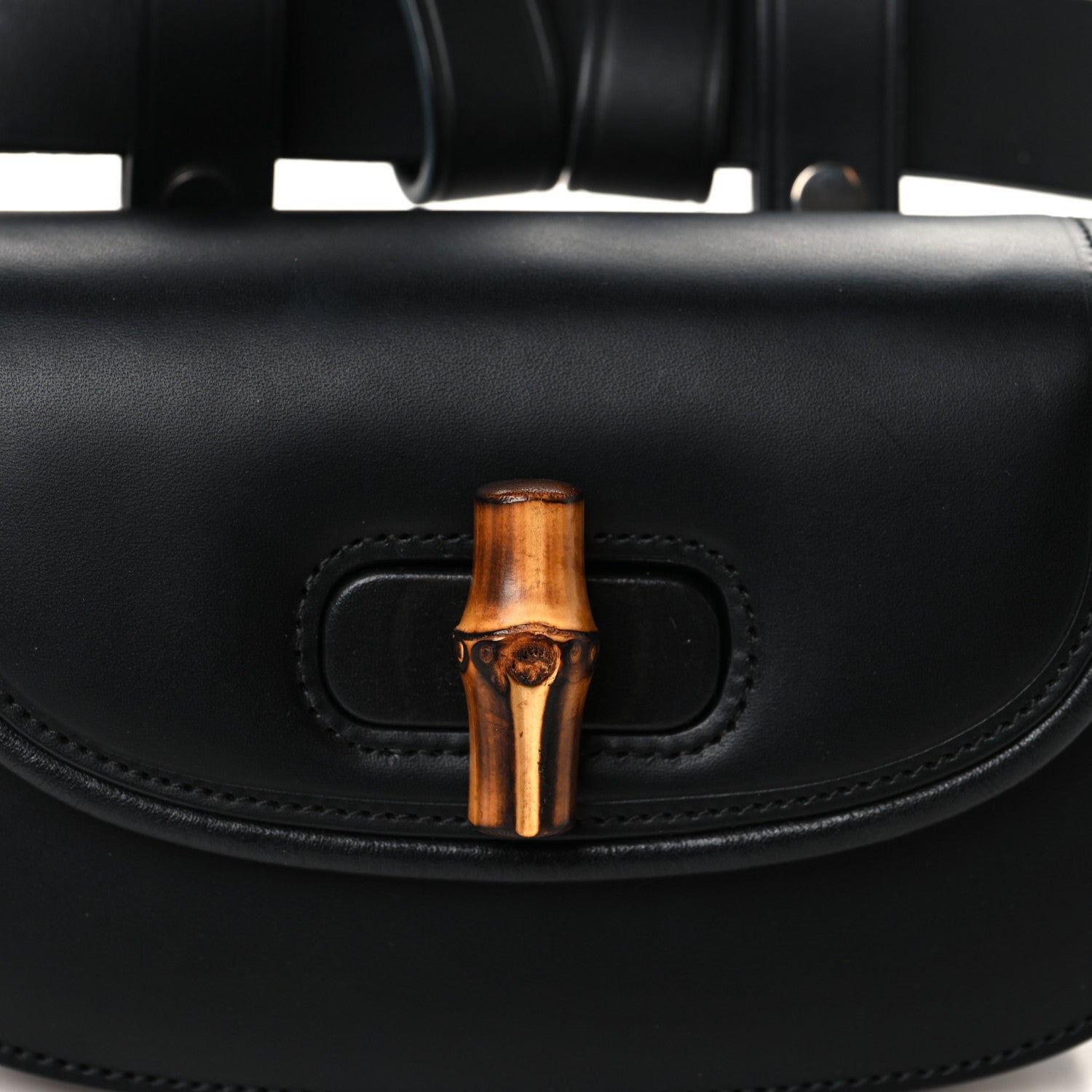 Calfskin Bamboo Mini 1947 Belt Bag 85 34 Black