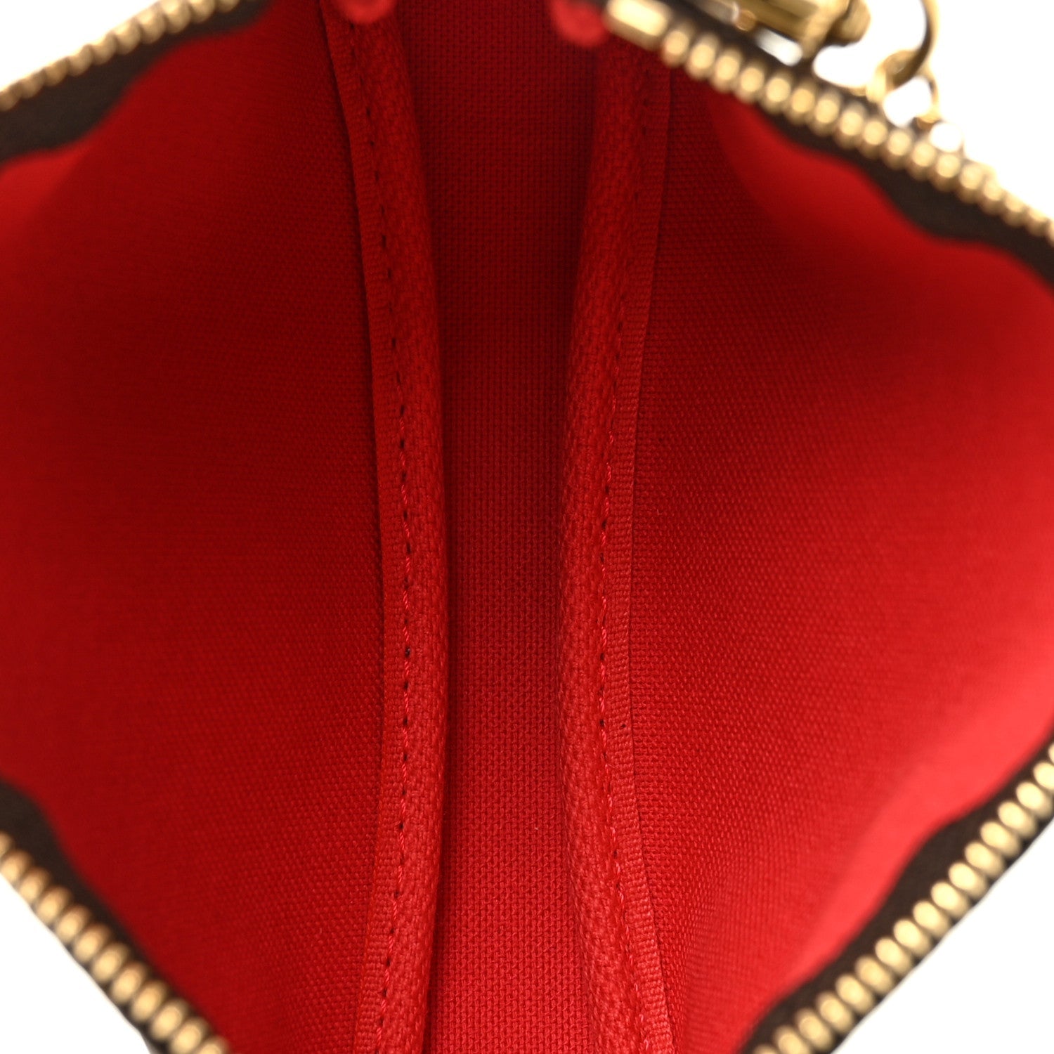 Monogram 2021 Christmas Animation London Mini Pochette Accessories Red