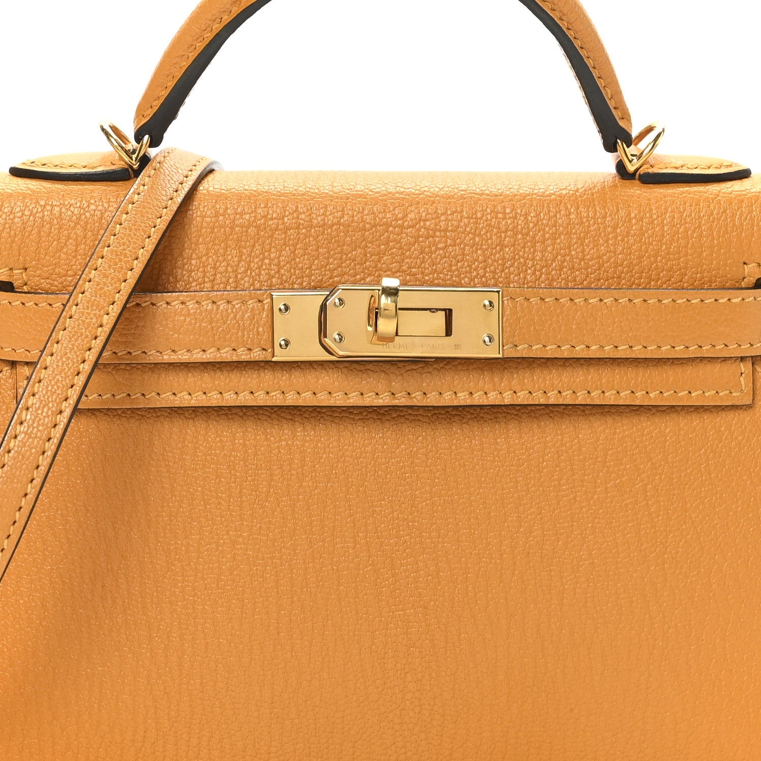 Chevre Chamkila Mini Kelly Sellier 20 Jaune D&