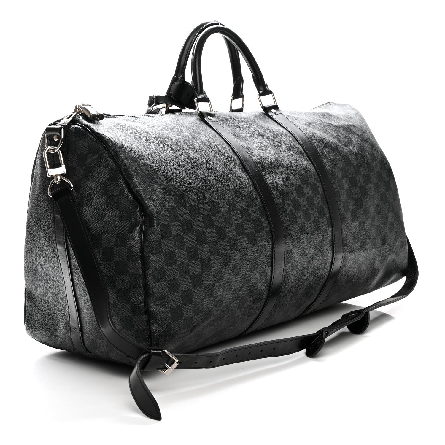 Damier Graphite Keepall Bandouliere 55