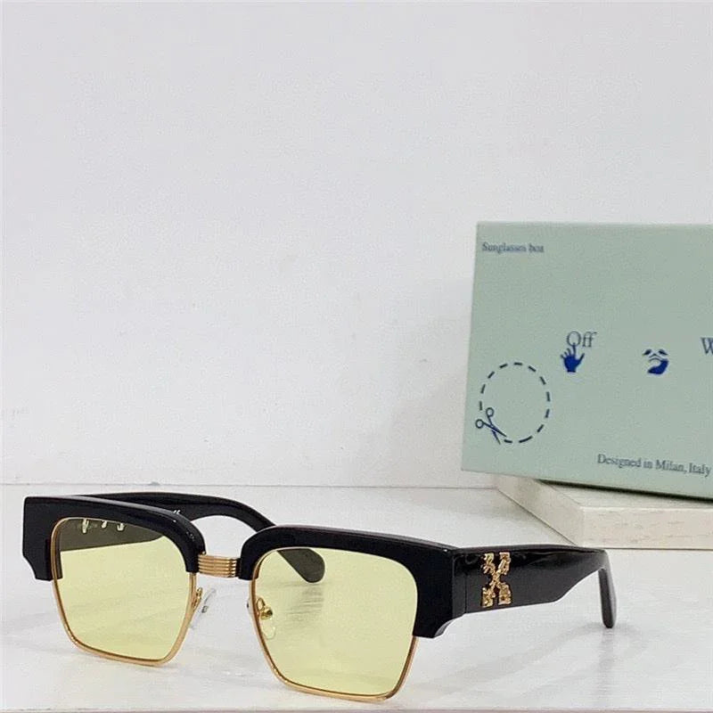 OFF-WHITE! WASHINGTON OERI024 1007 52 UNISEX Sunglasses ✨