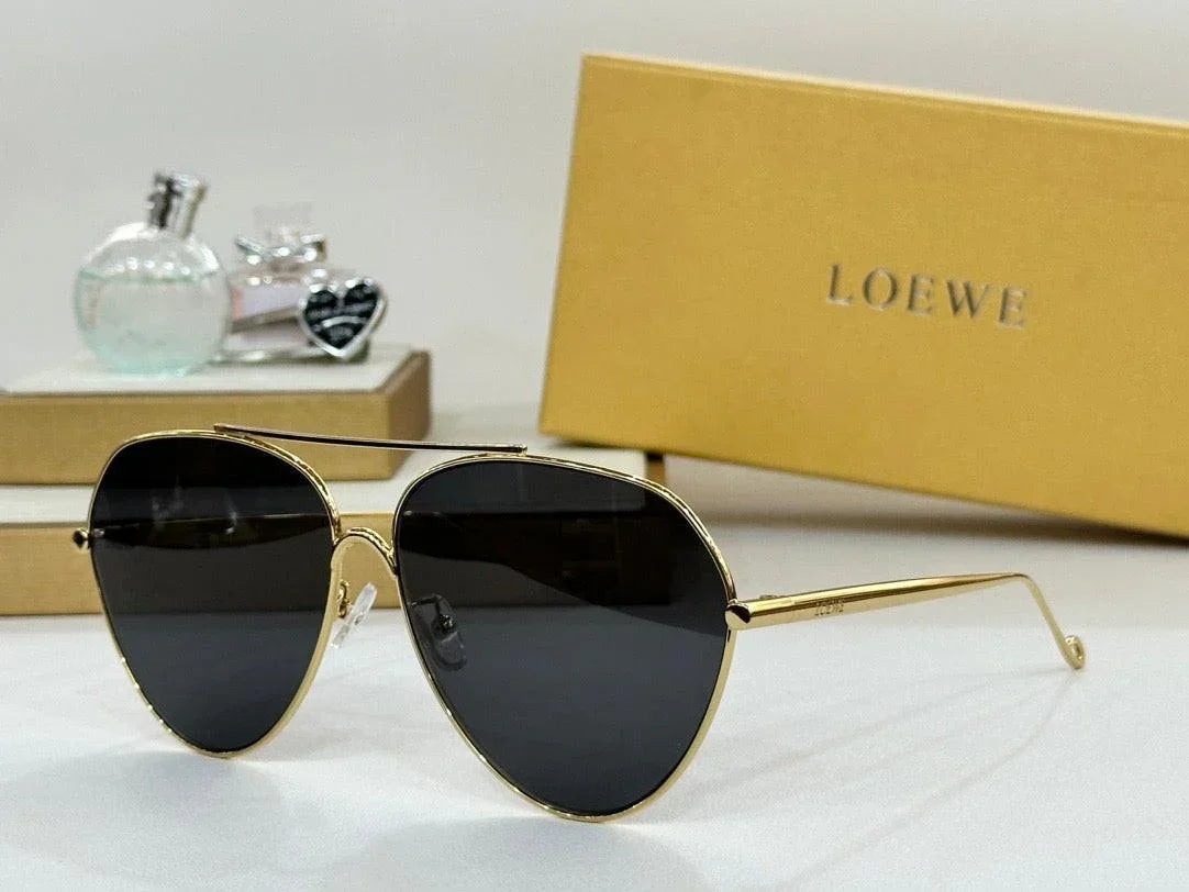 LOEWE Loewe Metal Aviator LW 40067U 30G Unisex Sunglasses ✨