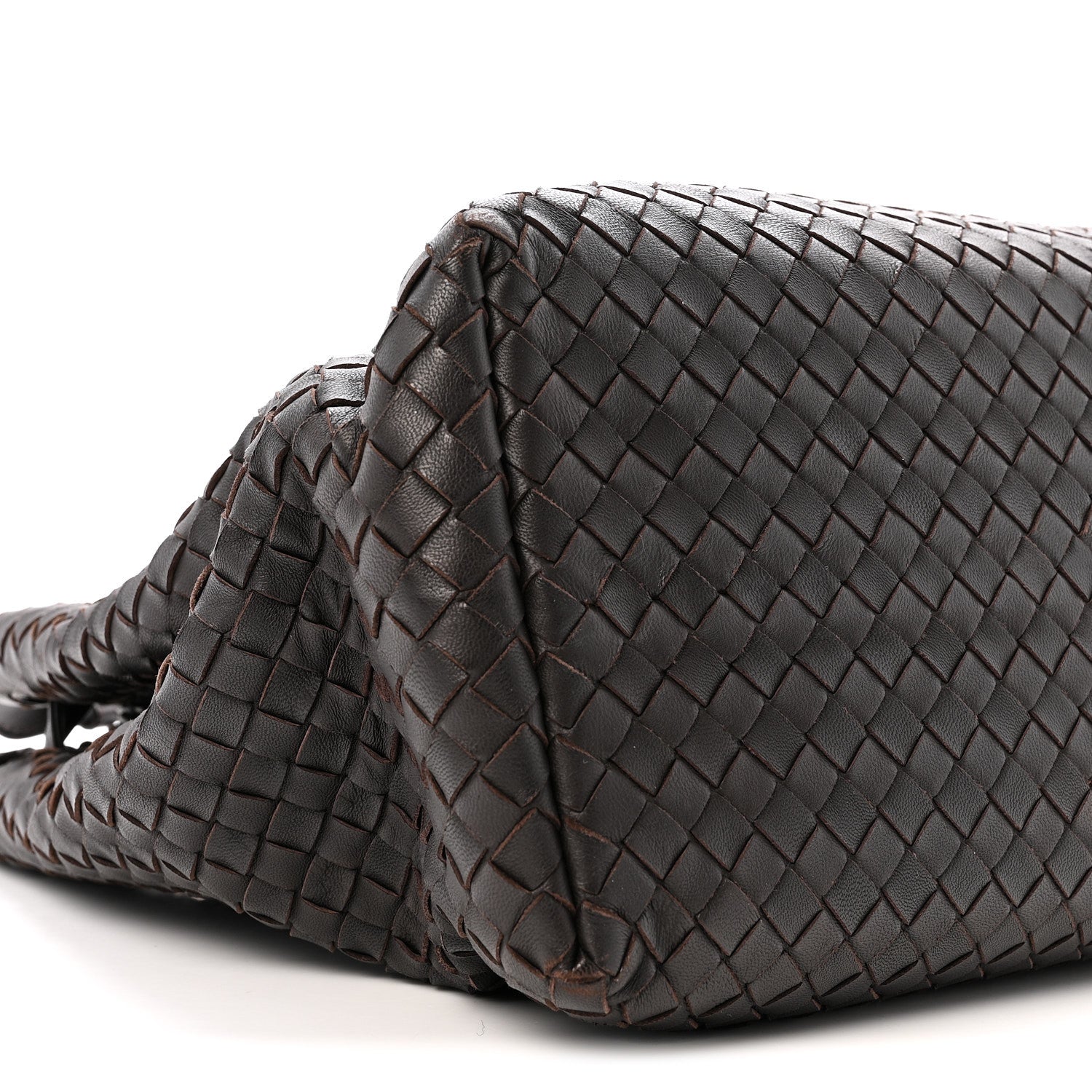 Nappa Intrecciato Garda Bag Ebano