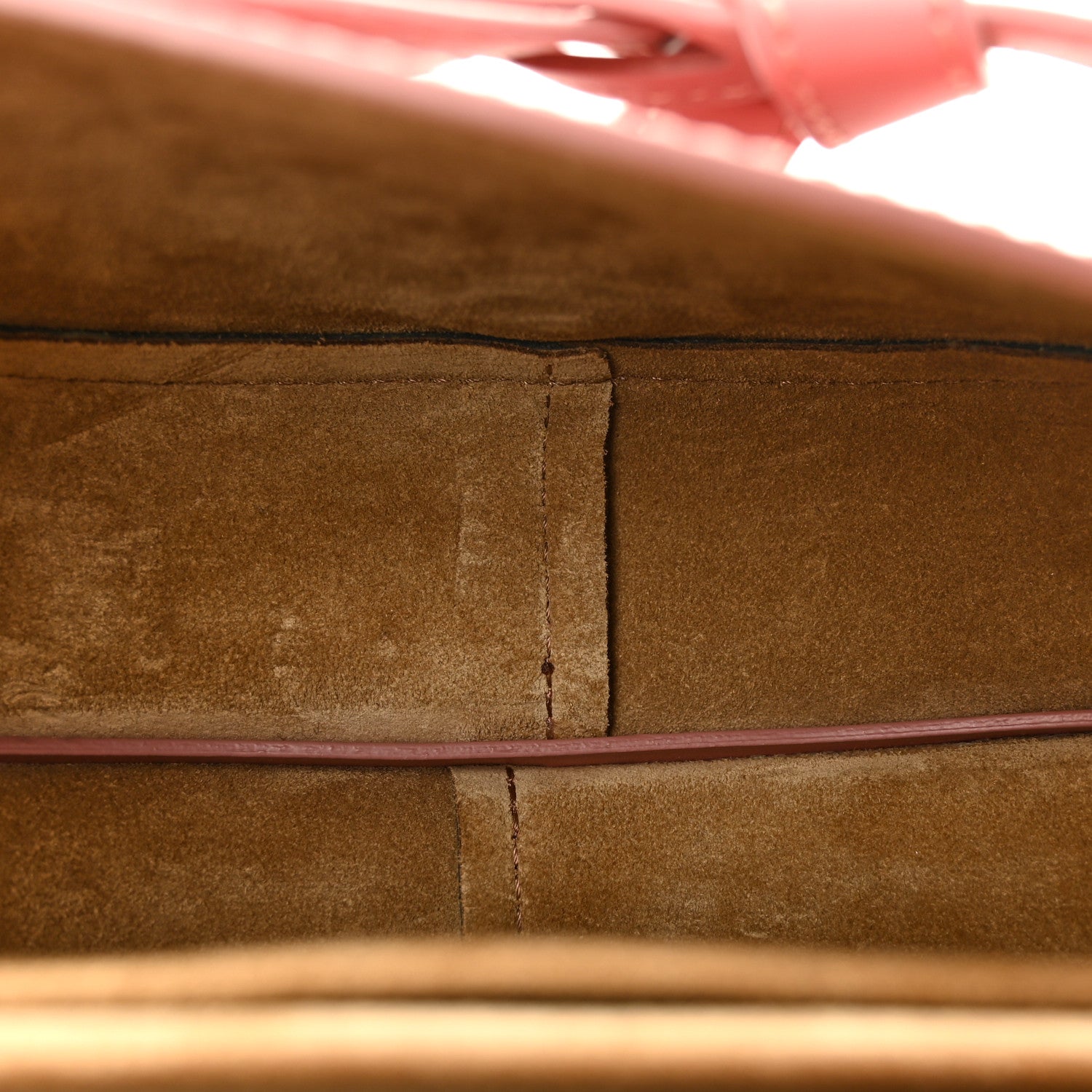 Calfskin Jacquard Mini Gate Dual Bag Peach Bloom