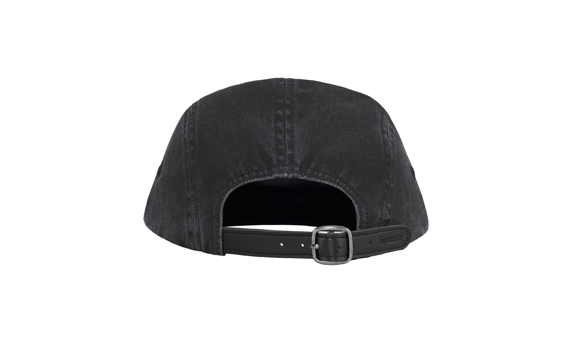 Washed Chino Twill Camp Cap "Black" SU25844