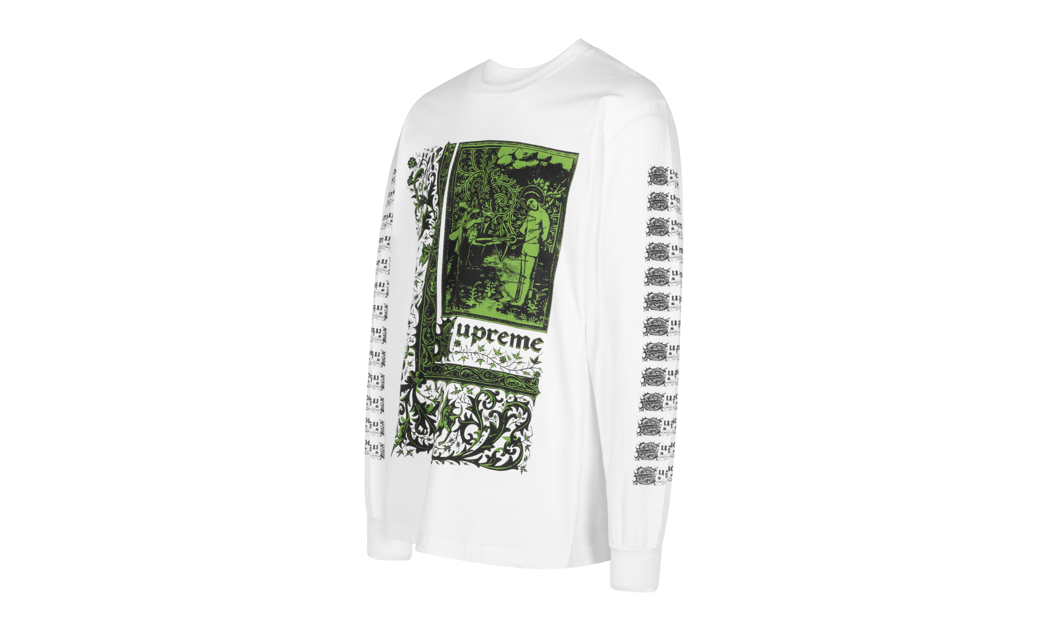 Saint Sebastian L/S Tee "White" SU25180