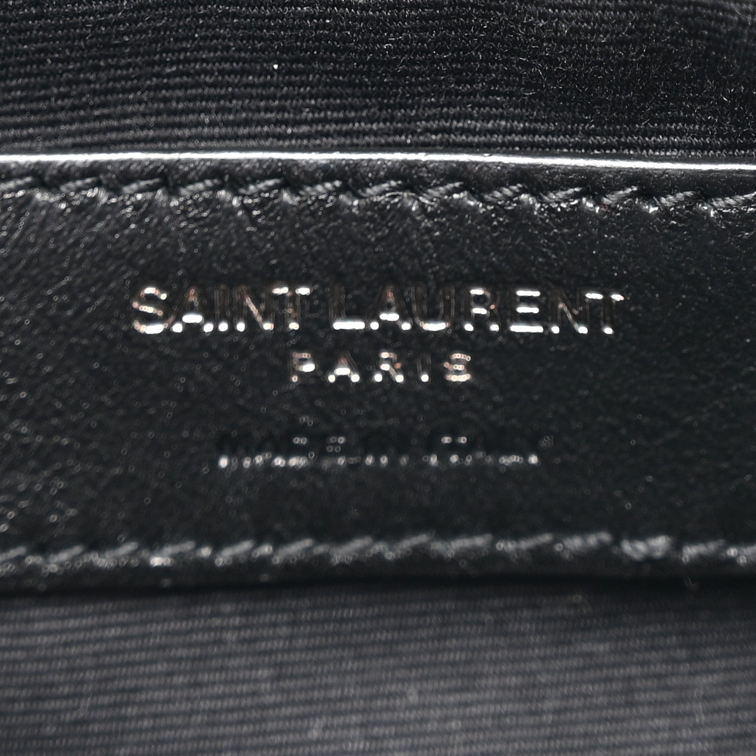 Calfskin Matelasse Monogram Lou Belt Bag Black