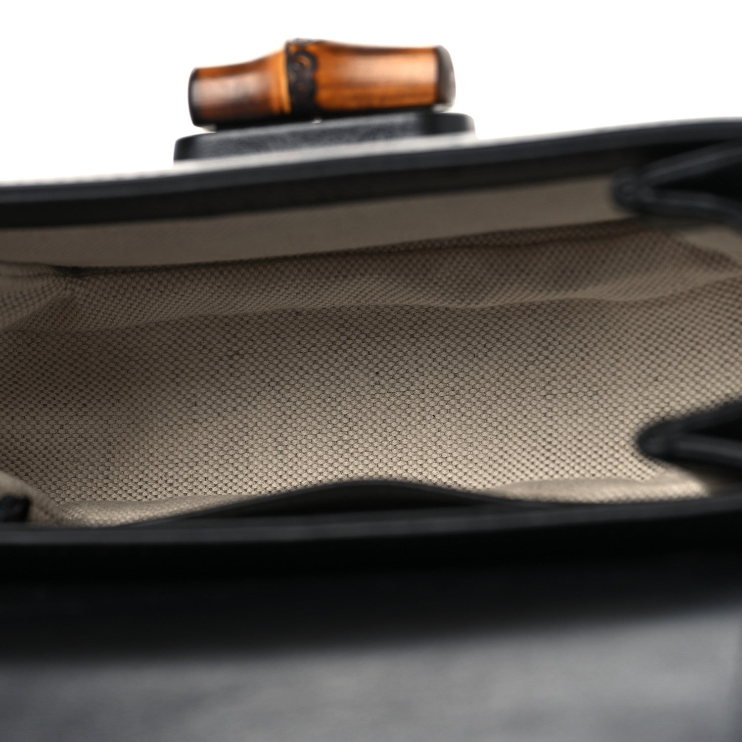 Calfskin Bamboo Mini 1947 Belt Bag 85 34 Black