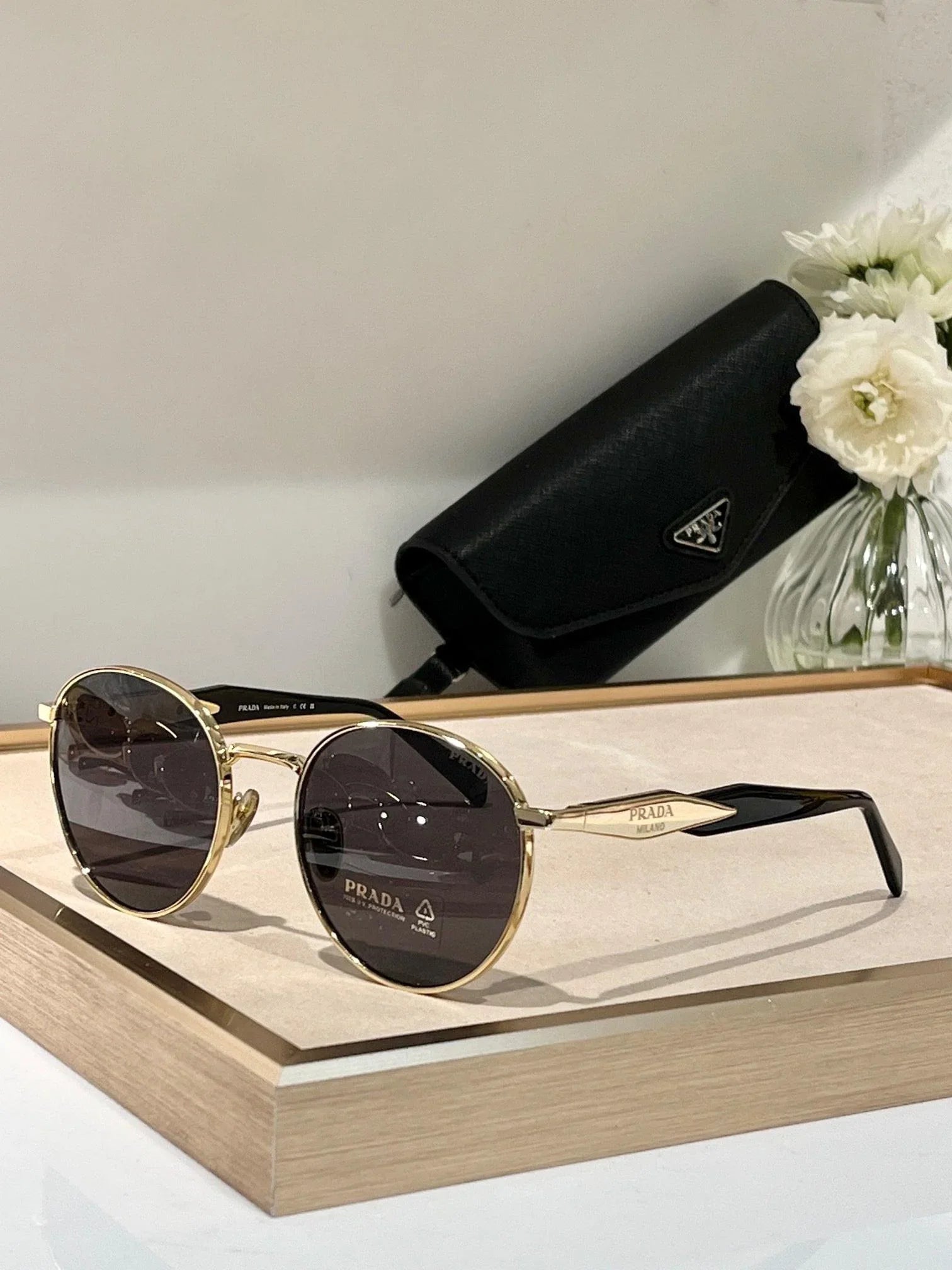 PRADA PR56ZS ZVN01T Sunglasses Unisex 🟥